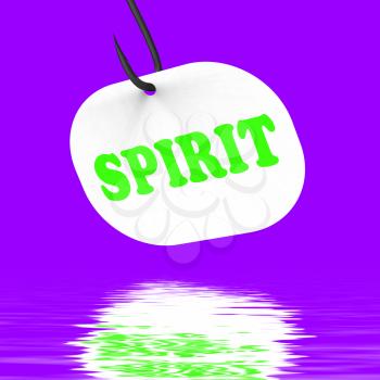 Spirit On Hook Displaying Spiritual Body Soul Or Purity