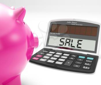Sale Calculator Showing Price Reduction And Discounts