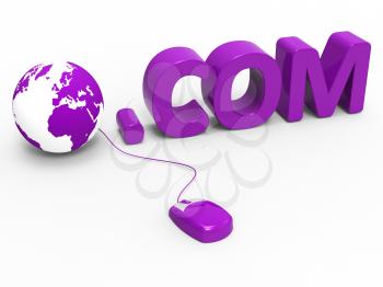 Dot Com Meaning World Wide Web And Web Site