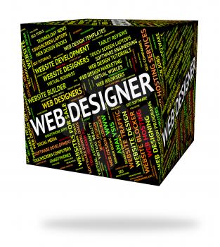 Web Designer Meaning Websites Www And Word