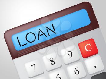 Loan Calculator Showing Fund Funding And Borrow