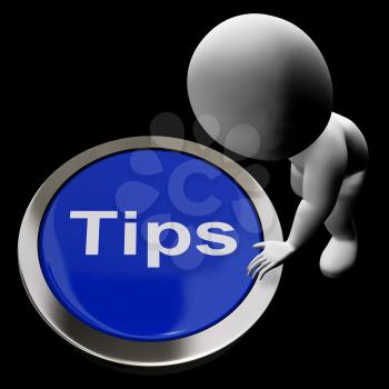 Tips Button Meaning Suggestions Pointers And Guidance
