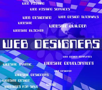 Web Designers Meaning Www Websites And Text