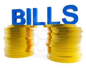 Increase Bills Indicating Finances Financial And Prosperity