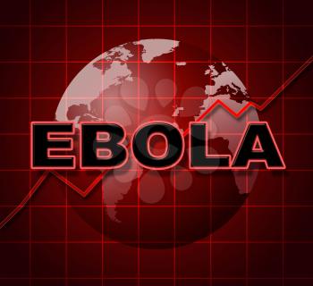 Ebola Graph Showing Graphic Infochart And Statistics