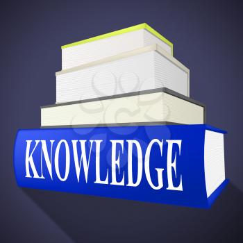 Knowledge Book Indicating Non-Fiction Understanding And Expertness