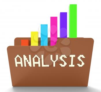 Analysis File Showing Analytics Graph 3d Rendering