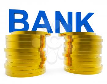 Bank Savings Showing Improvement Gain And Rising