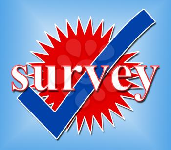 Survey Tick Representing Feedback Passed And Yes