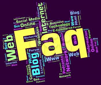 Faq Word Meaning Frequently Asked Questions And Asking Assistance 