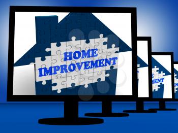 Home Improvement On Monitors Shows Home Design Shows Or Projects
