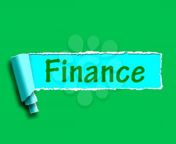 Finance Word Showing Online Lending And Financing
