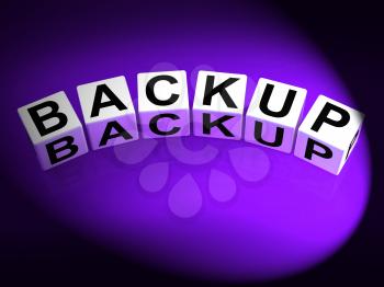 Backup Dice Meaning Store Restore or Transfer Documents or Files