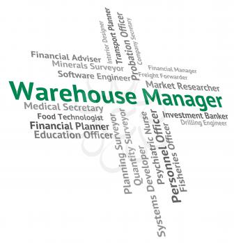 Warehouse Manager Meaning Word Depository And Position