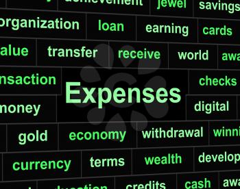 Costs Expenses Indicating Business Price And Spending
