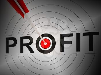 Profit Shows Business Financial Growth Earning Revenue