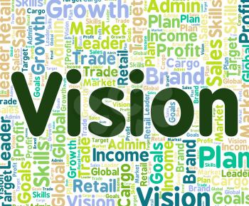 Vision Word Representing Predictions Text And Goals