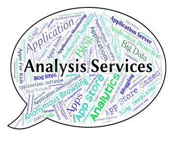Analysis Services Indicating Data Analytics And Help