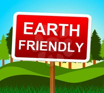 Earth Friendly Indicating Recycling Environment And Eco-Friendly