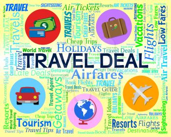 Travel Deal Meaning Promotion Vacations And Journey