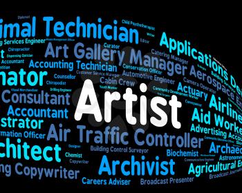 Artist Job Representing Employee Artistic And Hiring