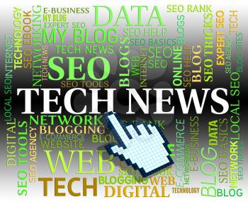 Tech News Meaning Web Site And Searching