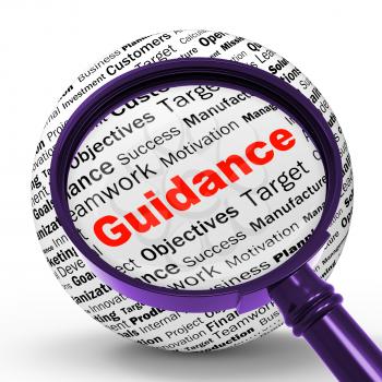 Guidance Magnifier Definition Meaning Counselling Support And Help