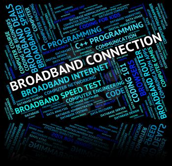 Broadband Connection Representing World Wide Web And Network Server