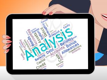 Analysis Word Representing Data Analytics And Analyzing 