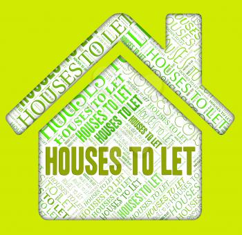Houses To Let Meaning Market Property And Rent