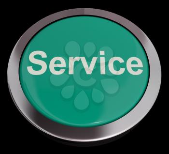 Service Button Meaning Help Support And Assistance