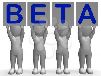 Beta Banners Meaning Software Testing Improvement And Development