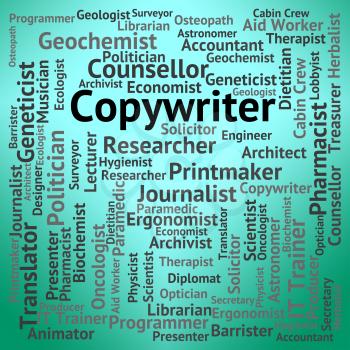 Copywriter Job Meaning Occupations Employment And Word