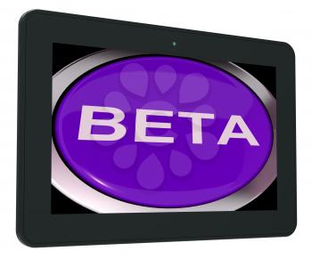 Beta Switch Showing Development Or Demo Version