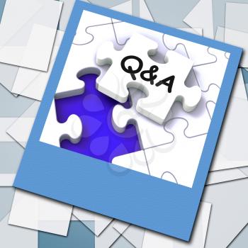 Q&A Photo Showing  Questions Answers And Assistance