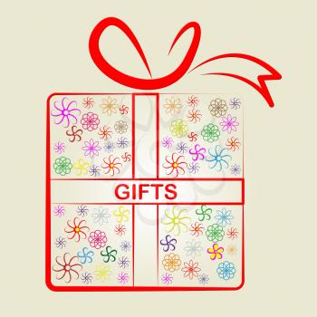 Gifts Giftbox Indicating Gift-Box Greeting And Package