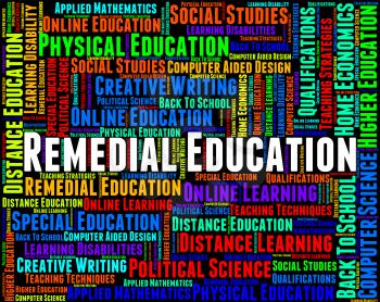 Remedial Education Showing Learning Learned And Tutoring