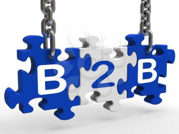 B2b Showing Sign Of Business And Commerce