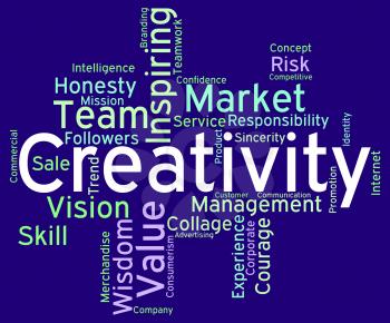 Creativity Words Meaning Designing Inventions And Imagination 