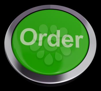 Order Button For Buying Online In Web Stores