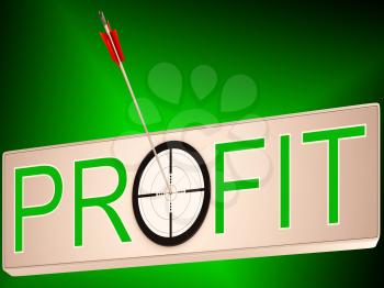 Profit Showing Earning Revenue And Business Growth