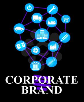 Corporate Brand Representing Company Identity And Trademark