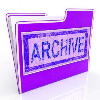 File Archive Representing Folders Library And Documentation