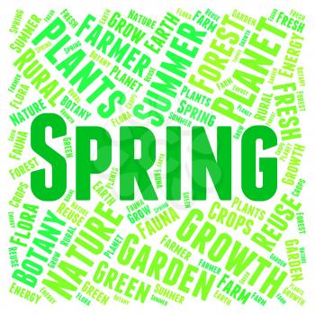Spring Word Meaning Season Springtide And Words