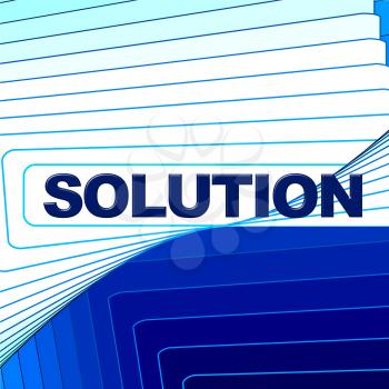 Solution Word Indicating Success Successful And Commercial