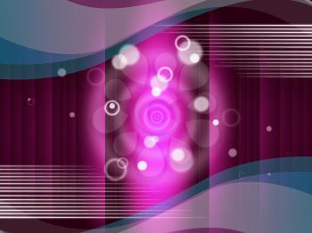 Pink Circles Background Meaning Round And Ripples
