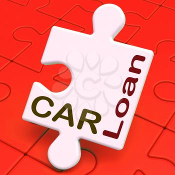 Car Loan Showing Auto Finance Credit Purchase