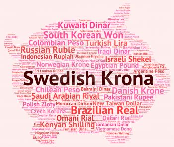 Swedish Krona Representing Foreign Exchange And Sek