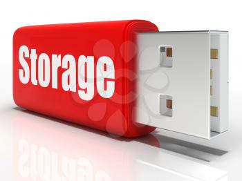 Storage Pen drive Meaning Storage Unit Files Or Data Backup