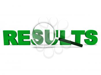 Results Word Showing Score Result Or Achievement